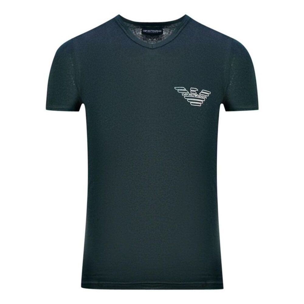 Emporio Armani Mens Logo T-Shirt / Black